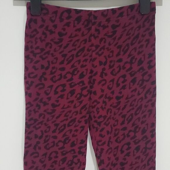 La Senza purple and black leopard print xs leggings - Picture 2 of 8